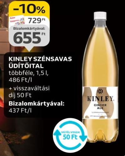 Kinley Szénsavas üdítőital