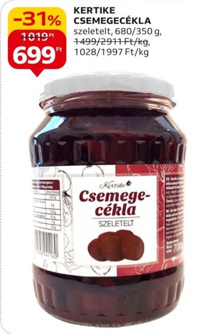 Kertike Csemege cékla