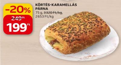Körtés-karamellás párna