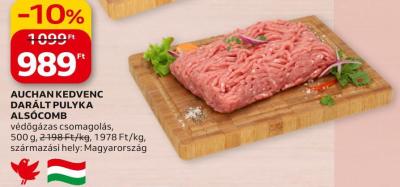 Auchan kedvenc Darált pulyka alsócomb