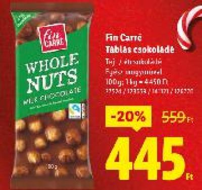 Fin Carré Táblás csokoládé