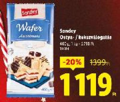 Sondey Ostya- / kekszválogatás