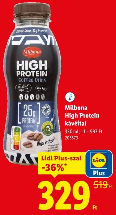 Milbona High Protein kávéital