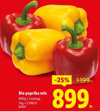 Bio paprika mix