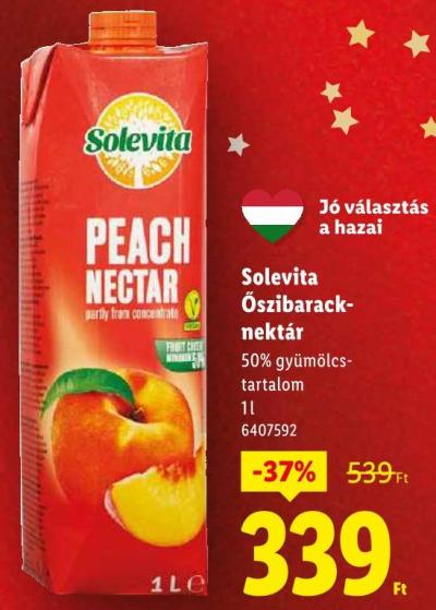 Solevita Őszibaracknektár