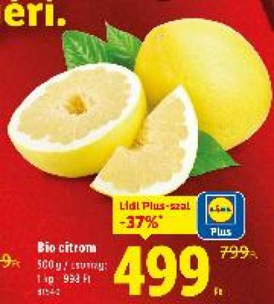Bio citrom