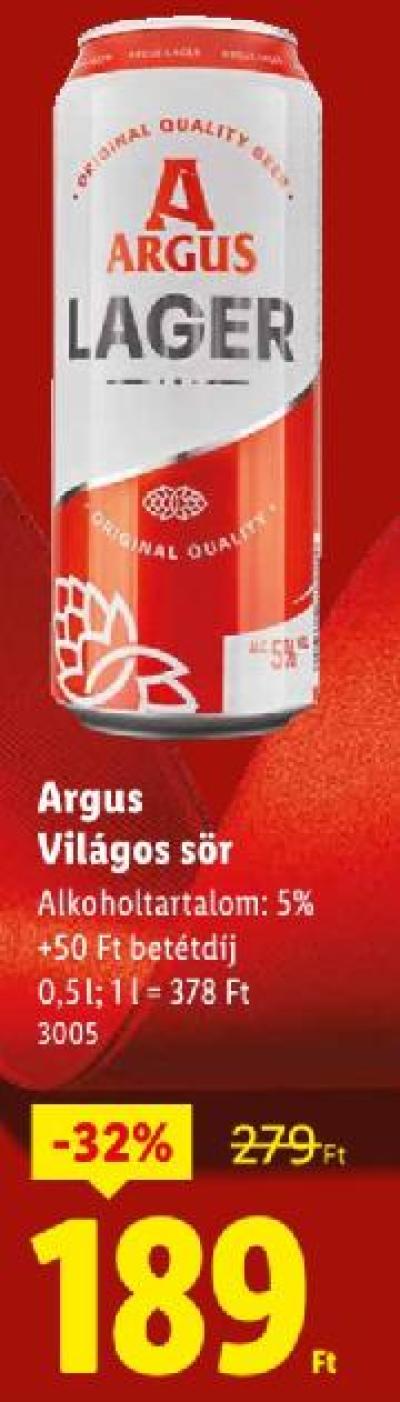 Argus Világos sör
