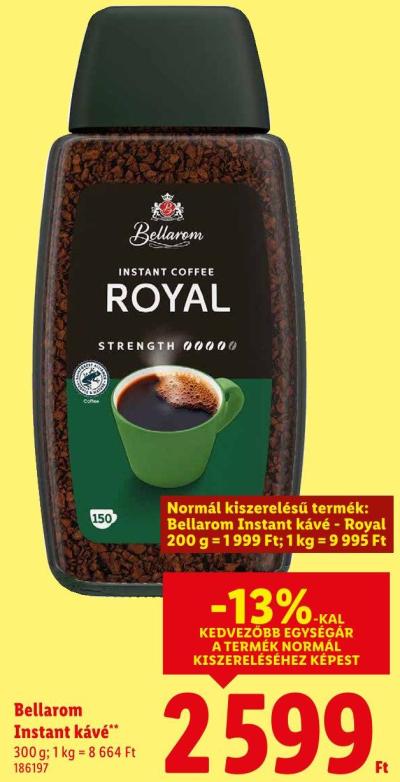 Bellaron Instant kávé