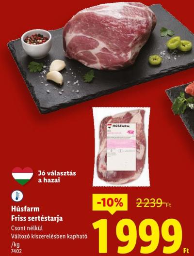 Húsfarm Friss sertéstarja
