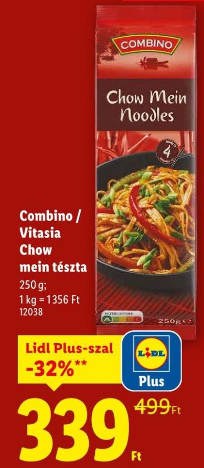 Combino / Vitasia Chow mein tészta