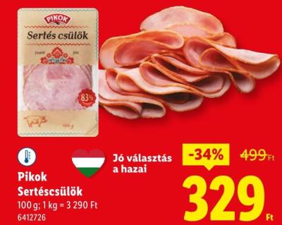 Pikok Sertéscsülök