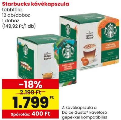 Starbucks kávékapszula