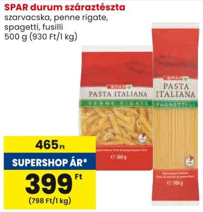 SPAR durum száraztészta