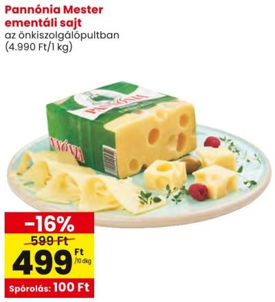 Pannónia Mester ementáli sajt