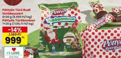 Pöttyös Túró Rudi túródesszert