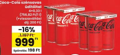 Coca-Cola szénsavas üdítőital