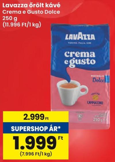 Lavazza őrölt kávé