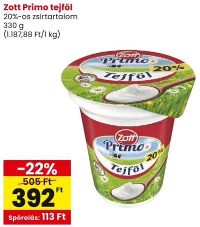 Zott Primo tejföl