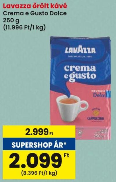 Lavazza őrölt kávé
