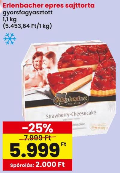 Erlenbacher epres sajttorta