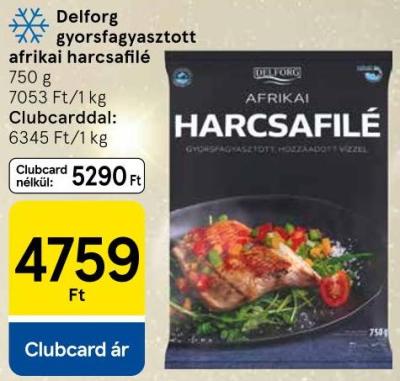 Delforg gyorsfagyasztott afrikai harcsafilé