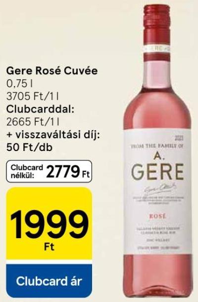 Gere Rosé Cuvée