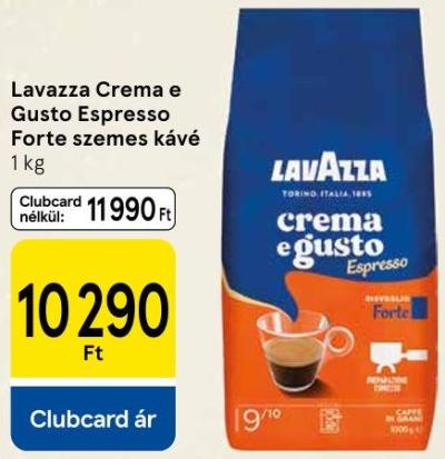 Lavazza Crema e Gusto Espresso Forte szemes kávé