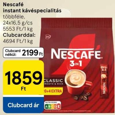 Nescafé instant kávéspecialitás
