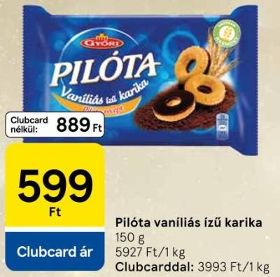 Győri Pilóta vaníliás ízű karika