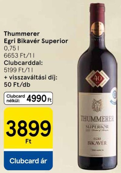 Thummerer Egri Bikavér Superior