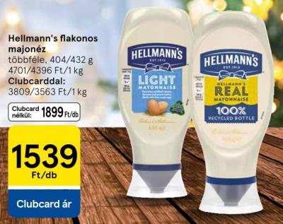 Hellmanns flakonos majonéz