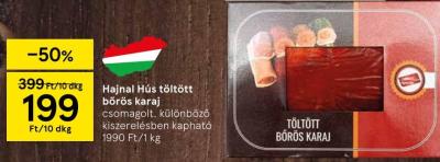 Hajnal Hús töltött bőrös karaj