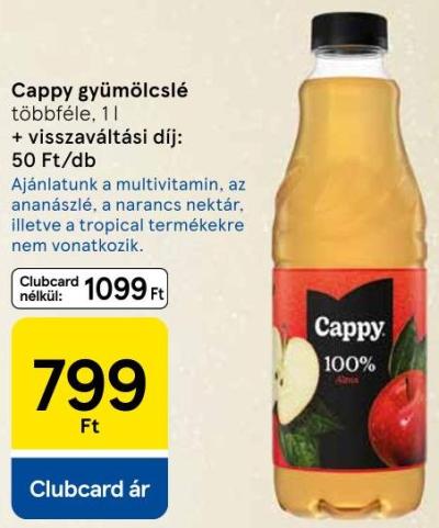 Cappy gyümölcslé