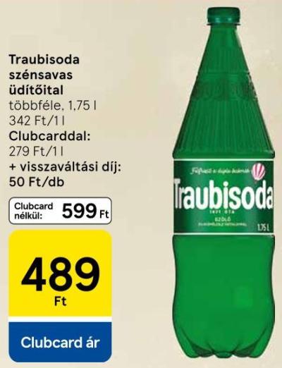 Traubisoda szénsavas üdítőital