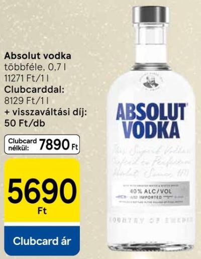 Absolut vodka
