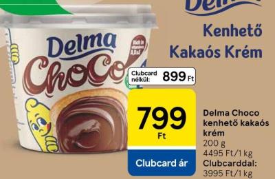 Delma Kenhető Kakaós Krém