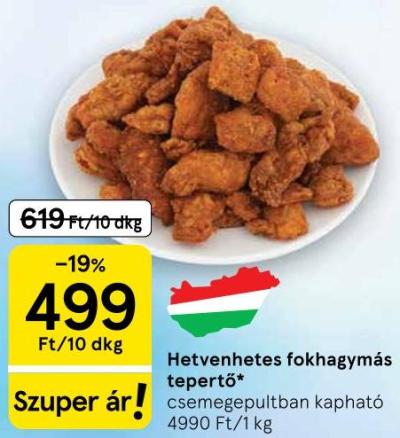 Hetvenhetes fokhagymás tepertő