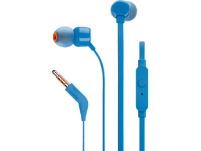 JBL T110 In-Ear Headset, Kék