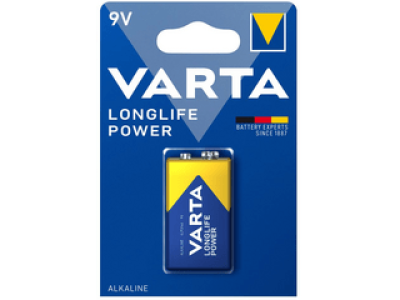 VARTA LONGLIFE POWER 9 V-os/ E/ 6LR61 elem BL1
