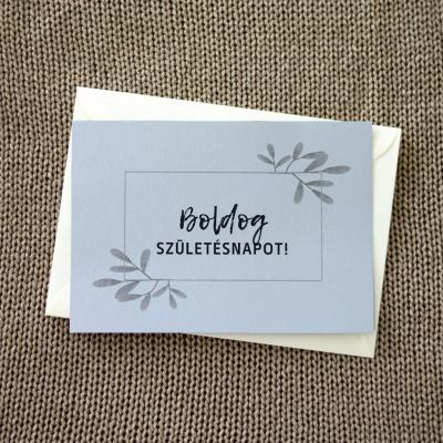 Üdvözlőkártya - Születésnap - 1