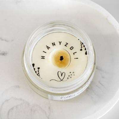 Titkos üzenet gyertya - Hiányzol