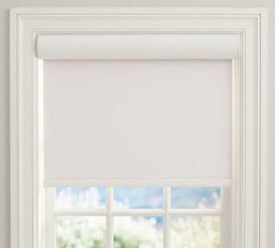 Elite Home® ablakra szerelhető sötétítő és árnyékoló roló, fém házban, fehér, 60x90cm