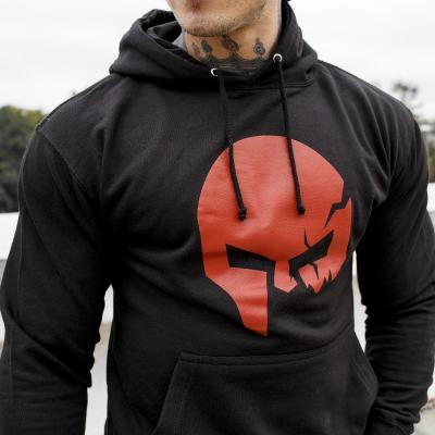 Fitness pulóver cipzár nélkül Iron Aesthetics SKULL, B&R