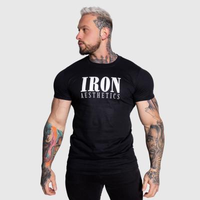 Férfi sportpóló Iron Aesthetics Urban, fekete