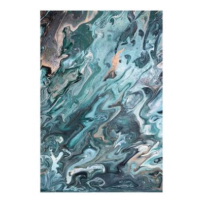 Poszter, absztrakt, keret nélkül, 40x60 cm, menta-rózsaszín - LA SOURCE - Butopêa