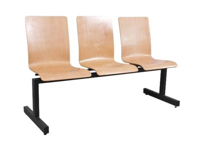 ANT-1323LN 3 üléses fa várótermi pad