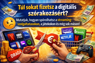 Túl drága a streaming és a gaming? Így spórolhatsz a digitális tartalmakkal!