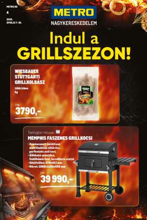 Metro, Metro Grillszezon katalógus 2026/04