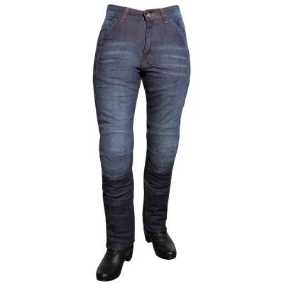 Női motoros farmer ROLEFF Aramid Lady kék 