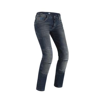 Női motoros farmer PMJ Florida MID CE kék 